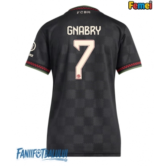 Bayern Munich Serge Gnabry #7 Tricou Fotbal Replică 2025-26 Femei Treilea